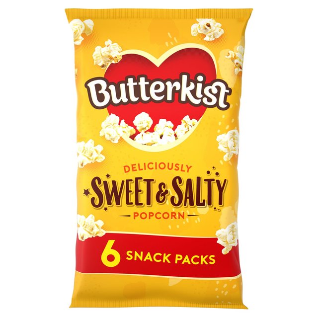 Butterkist Sweet & Salty Popcorn   6 per pack GOODS M&S   