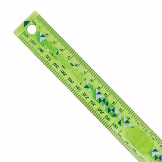 Oxford Geo Folding Ruler - Green