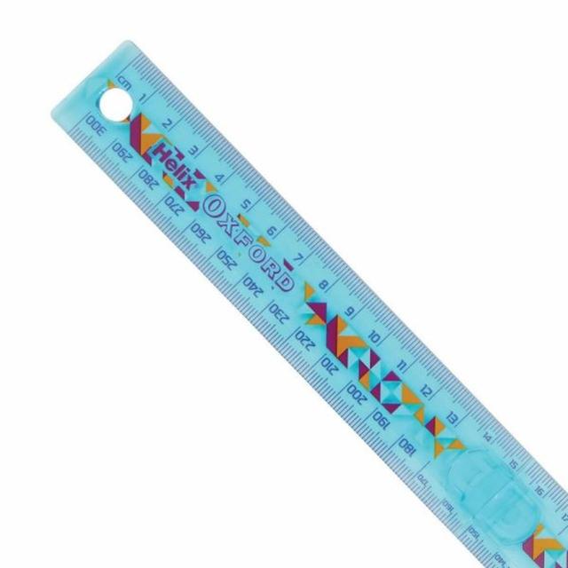 Oxford Geo Folding Ruler - Orange