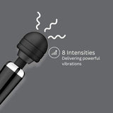 Loving Joy Rechargeable Magic Wand Vibrator with 20 modes - British product