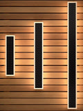 The Solar Centre Halo rectangle solar wall light 30 cm, UK version