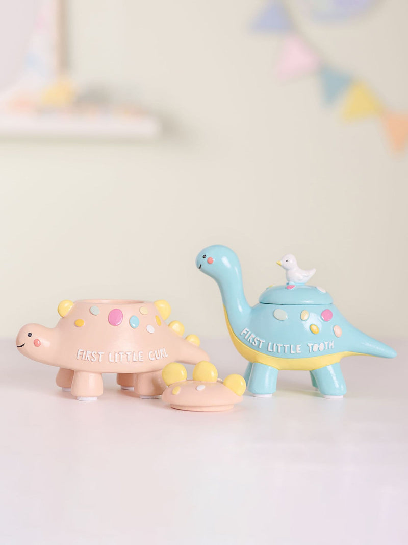 Widdop multicoloured dinosaur keepsake set 10.5cm, UK version