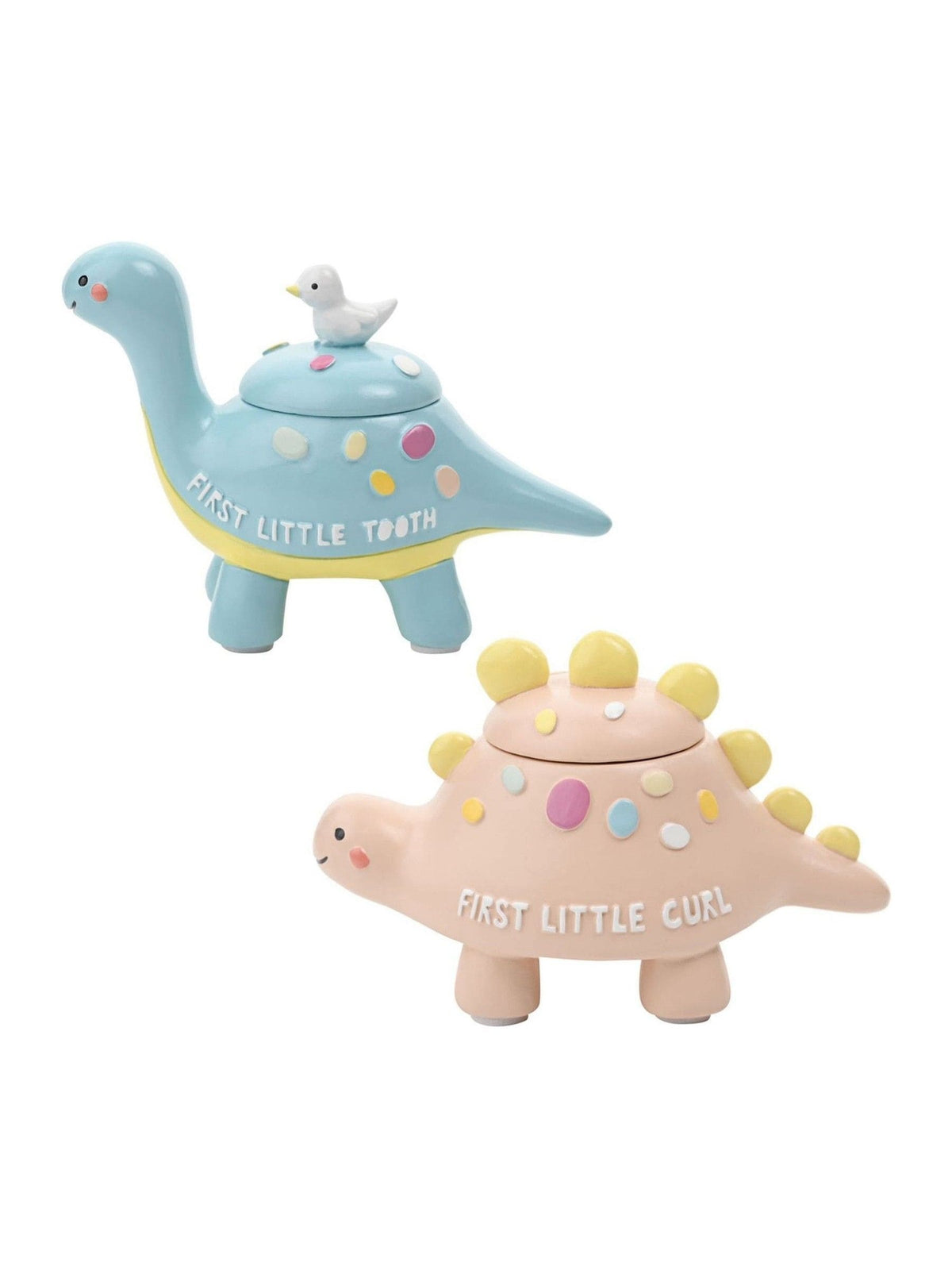 Widdop multicoloured dinosaur keepsake set 10.5cm, UK version