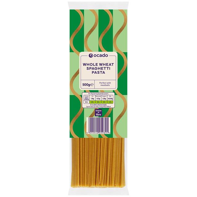 Ocado Whole Wheat Spaghetti Pasta   500g