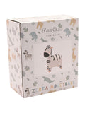 Widdop zebra money box with bold stripes, imported from the UK