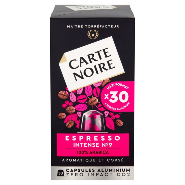 Carte Noire Intense Aluminium Nespresso Compatible Capsules   30 per pack GOODS M&S   