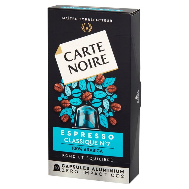 Carte Noire Classique Aluminium Nespresso Compatible Capsules   10 per pack GOODS M&S   