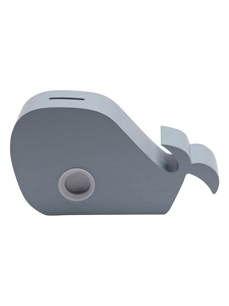 Widdop Blue Whale money box gift set, UK version