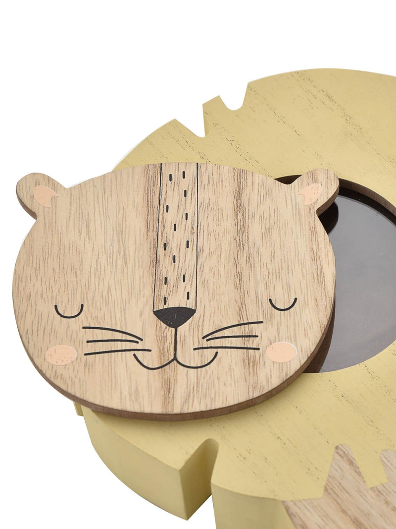 Widdop Brown lion shaped money box 20cm, UK version