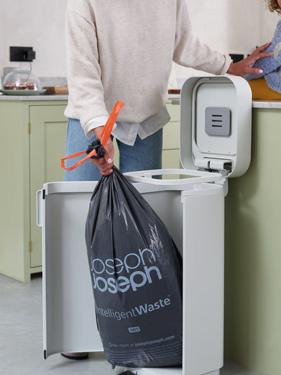 Next Joseph Joseph Grey Porta 40L Kitchen Bin- Buy online at McGrocer