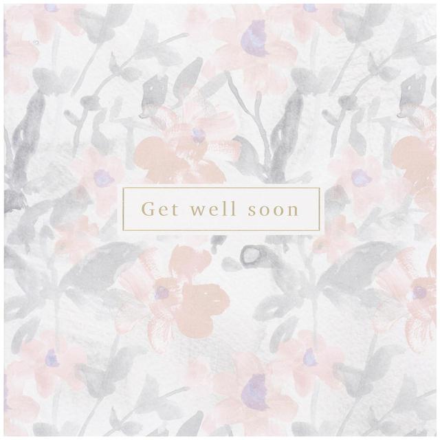 M&S Floral Get Well Soon Card GOODS M&S   