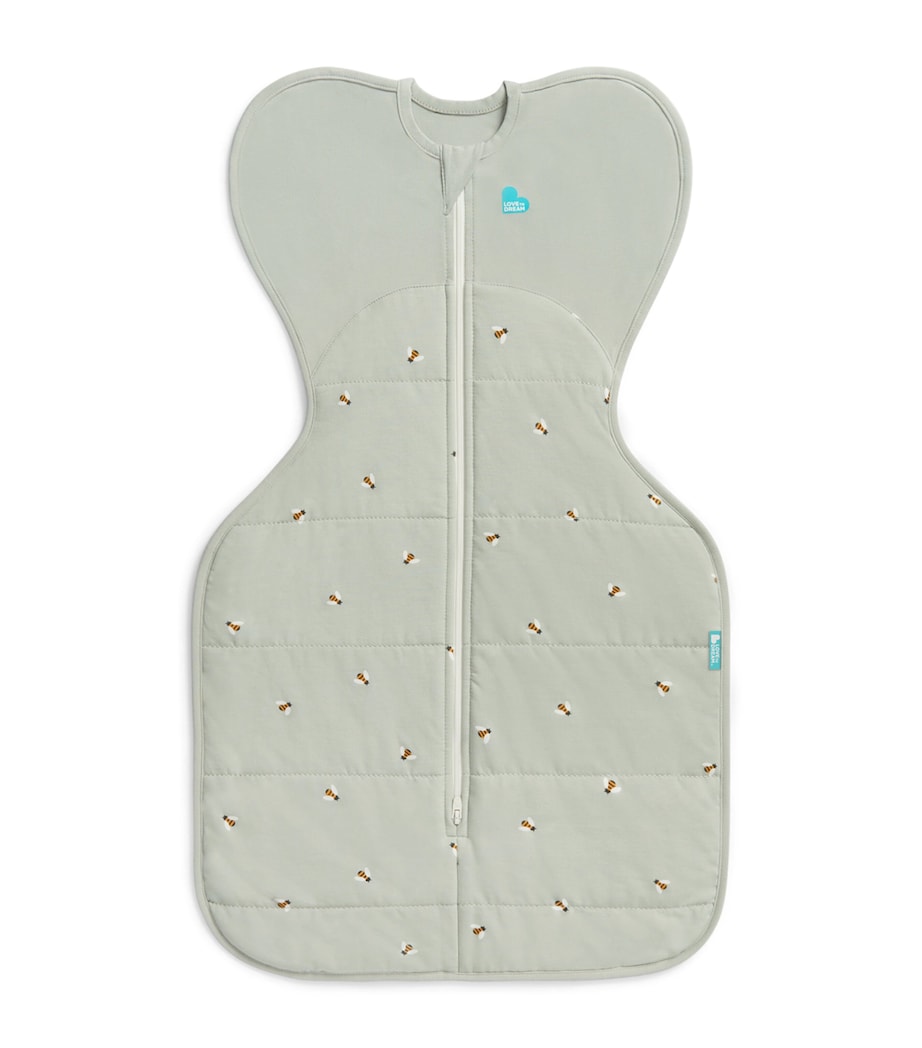 Love to Dream stretch-cotton bee swaddle small, imported from the UK