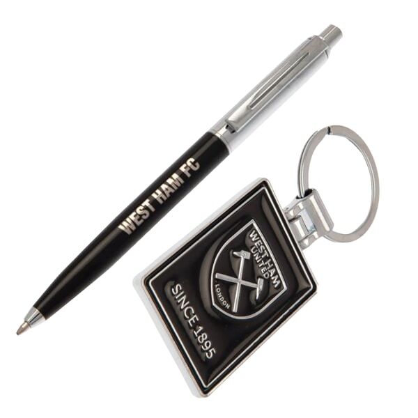 West Ham United FC Pen and Keyring Set