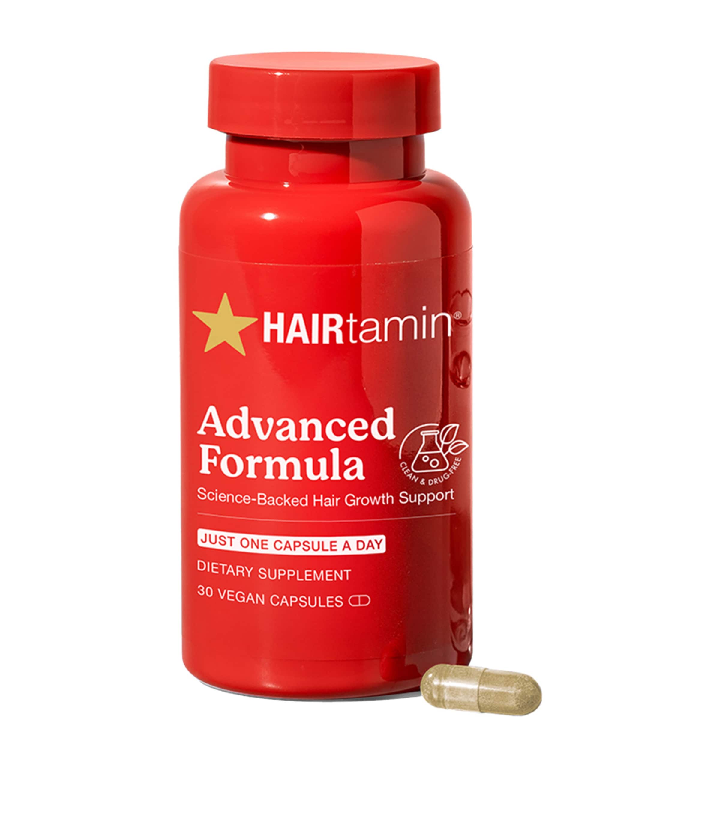 Hairtamin Advanced Formula hair supplement capsules 30 capsules, UK version