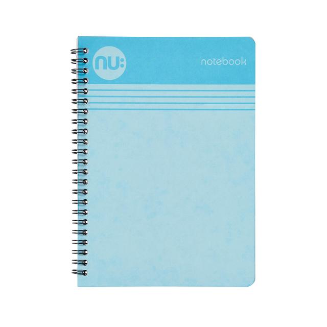 Nu Cloud Pastel A5 Blue Wiro Notebook - 110 pgs