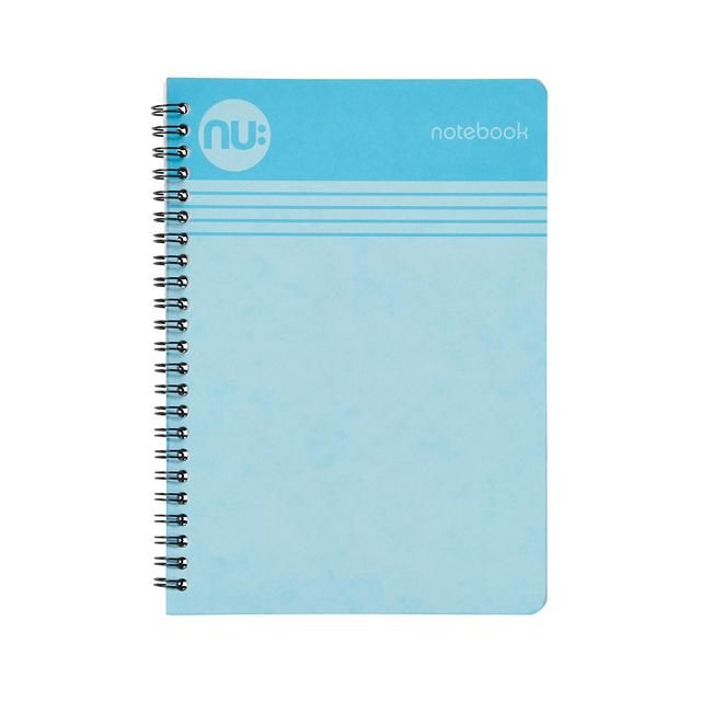 Nu Cloud Pastel A4 Blue Wiro Notebook - 110 pgs GOODS M&S   