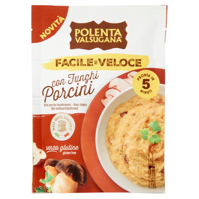 Polenta Valsugana Quick&Easy with Porcini Mushrooms   80g GOODS M&S   