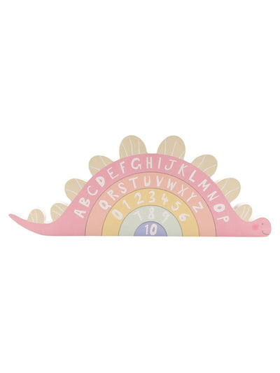 Next Widdop Pink Dinosaur Letters & Numbers Decorative Wall Plaque 37 cm x 14 cm- Buy online at McGrocer