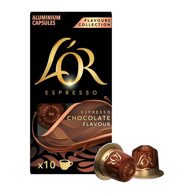 L'OR Chocolate Coffee Pods   10 per pack