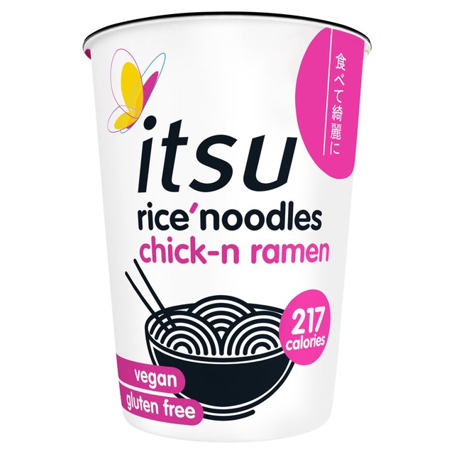 itsu chick-n ramen rice noodles cup   64g GOODS M&S   