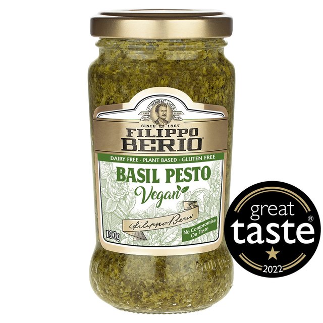 Filippo Berio Vegan Basil Pesto   190g GOODS M&S   