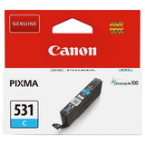 Canon CLI-531 cyan ink cartridge, imported from the UK