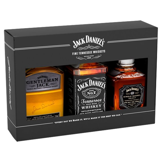 Jack Daniel's Family of Brands Miniatures Pack   3 x 5cl GOODS M&S   