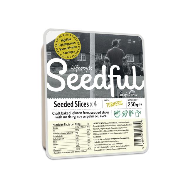 SEEDFUL Slices with Turmeric (4 Slices)   250g GOODS M&S   