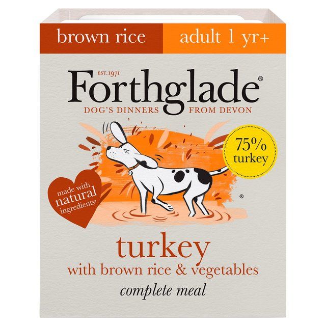 Forthglade Complete Adult Turkey with Brown Rice & Veg   395g GOODS M&S   