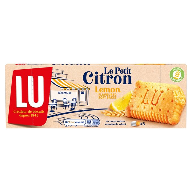 LU Le Petit Citron Lemon Flavoured Soft Bakes   140g