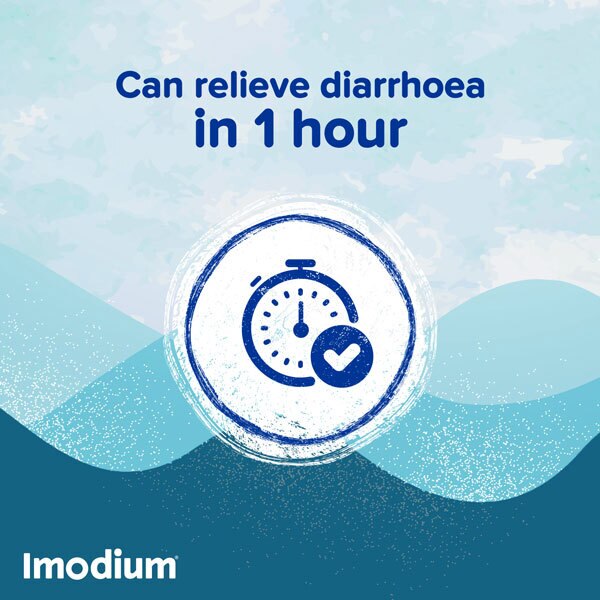 Imodium Original Diarrhoea Loperamide Tablets x6