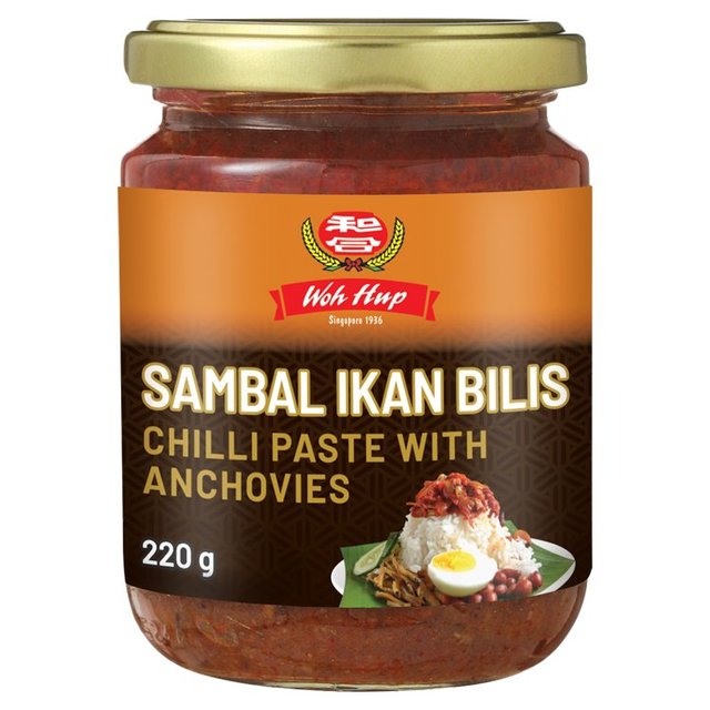 Woh Hup Malaysian Sambal Ikan Bilis Paste   220g GOODS M&S   