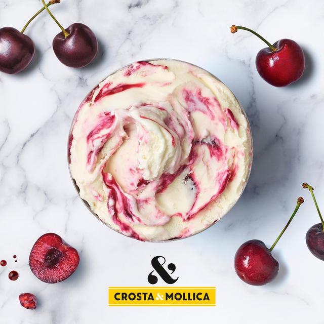 Crosta & Mollica Amarena Cherry & Mascarpone Gelato   450ml GOODS M&S   