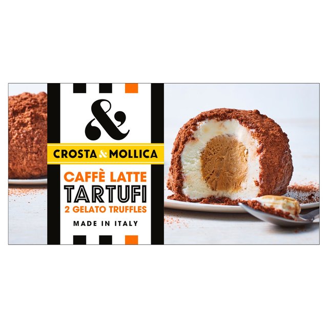 Crosta & Mollica Caffe Latte Tartufi Gelato   208g GOODS M&S   