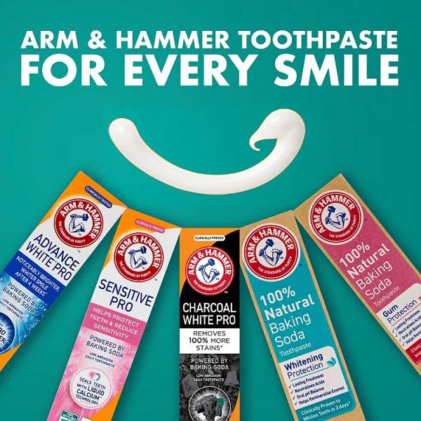 Arm and Hammer Whitening Baking Soda Toothpaste 75ml - British product