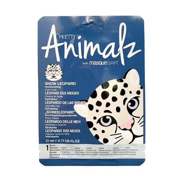 Pretty Animalz Snow Leopard sheet mask - British product
