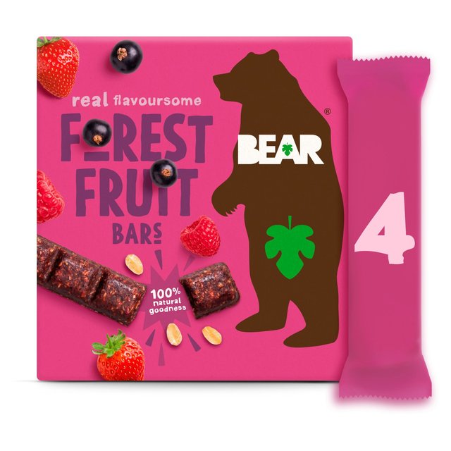 BEAR Bars Forest Fruit Multipack   4 x 27g