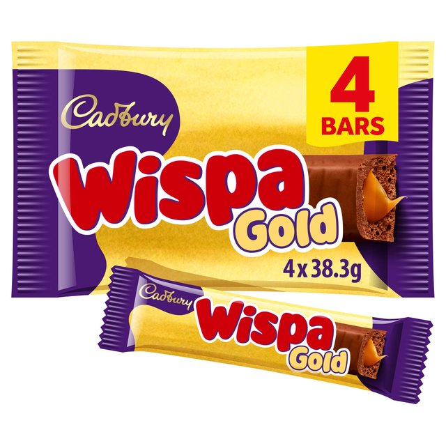 Cadbury Wispa Gold Chocolate Bar Multipack   153g GOODS M&S   