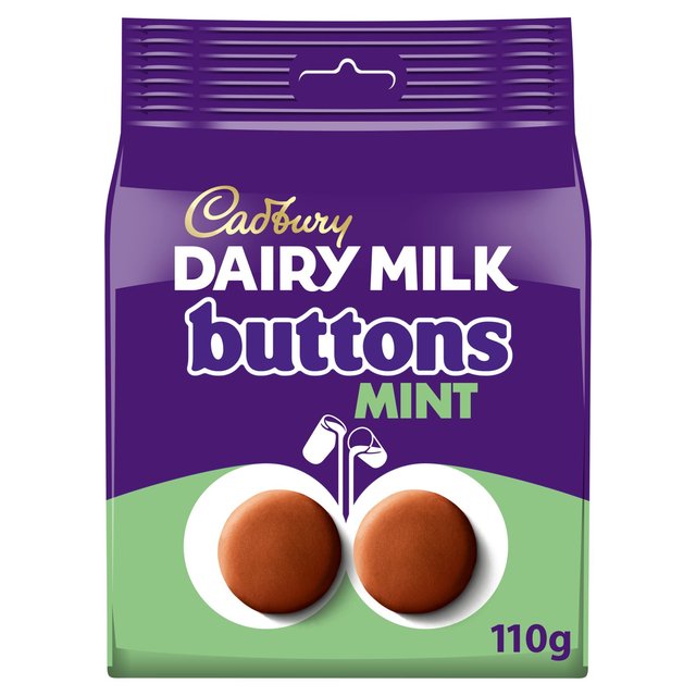 Cadbury Dairy Milk Mint Buttons Chocolate Bag   110g GOODS M&S   