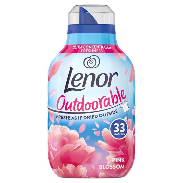 Lenor Outdoorable Fabric Conditioner Pink Blossom   462ml