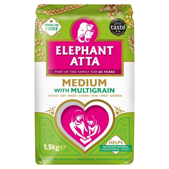 Elephant Atta Medium with added Multigrain Chapatti Flour   1.5kg GOODS M&S   