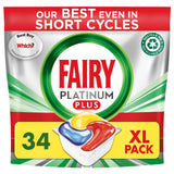 Fairy Platinum Plus Lemon Dishwasher Tablets   34 per pack GOODS M&S   