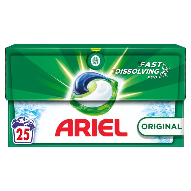 Ariel 3in1 Original Pods Washing Capsules 25 Washes   25 per pack