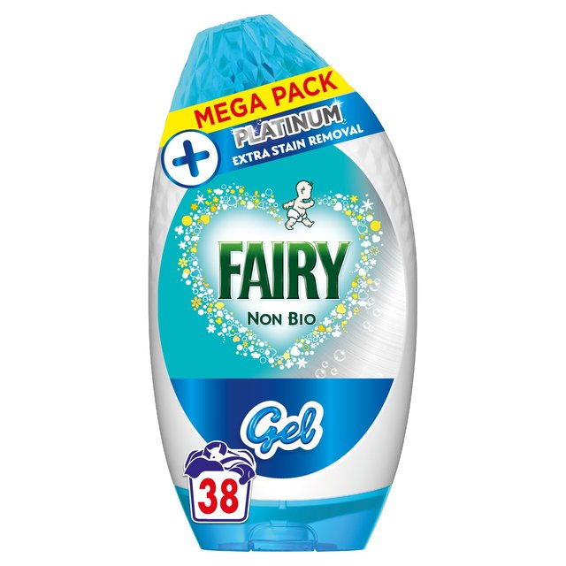 Fairy Platinum Non Bio Washing Liquid Gel 38 Washes   1254ml GOODS M&S   