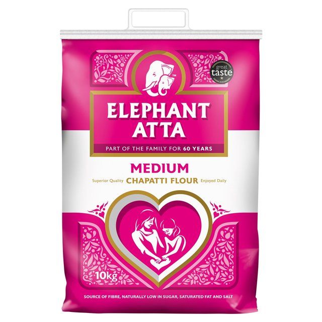 Elephant Atta Medium Chapatti Flour   10kg GOODS M&S   