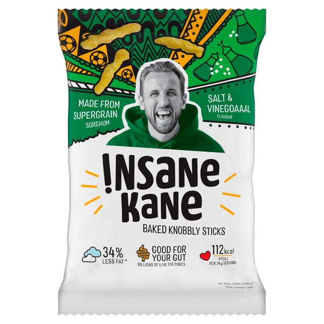 Insane Grain Salt &amp; Vinegar - Baked Knobbly Sticks   24g