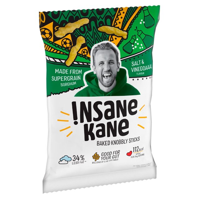 Insane Grain Salt & Vinegar - Baked Knobbly Sticks   24g