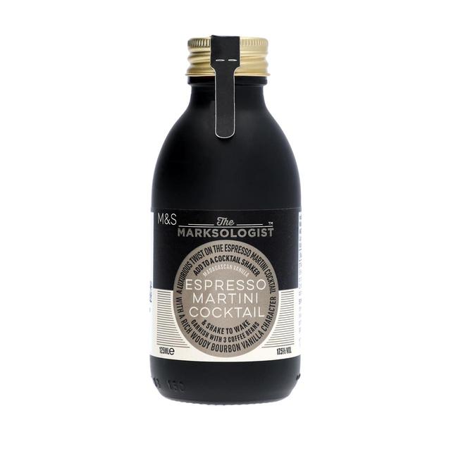 M&S Mini Marksologist Vanilla Espresso Martini Cocktail   125ml