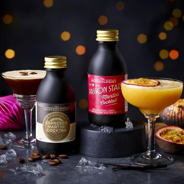 M&S Mini Marksologist Vanilla Espresso Martini Cocktail   125ml GOODS M&S   