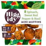 Higgidy Spinach & Red Pepper Mini Muffins   160g GOODS M&S   